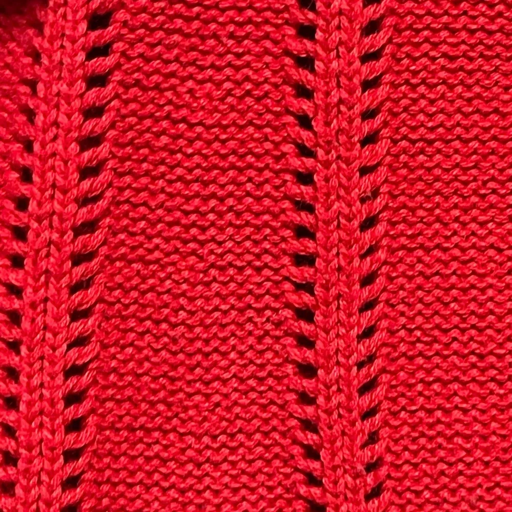 Banana Republic 100% cotton Red Cowl Turtleneck Short Sleeve Sweater - Picture 11 of 11